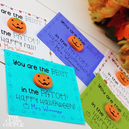 Does your school have a no food or candy policy? These Halloween Gift Tags are a fun and creative way to treat your students!